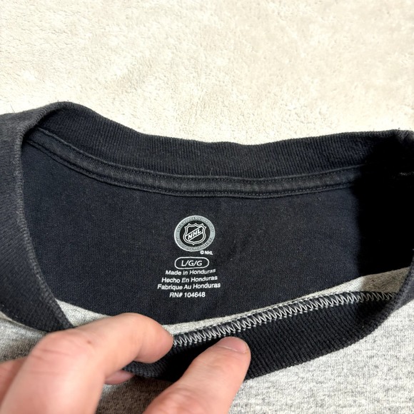 Detroit Red Wings NHL Double Sided Twon Toned Shirt Sz L - Picture 4 of 7